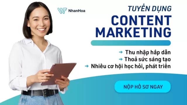 NHÂN HÒA TUYỂN DỤNG CHUYÊN VIÊN CONTENT MARKETING